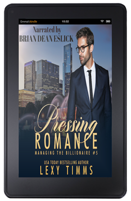 Pressing Romance audiobook cover